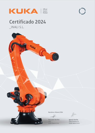 KUKA "Official System Partner 2024" _INALI 